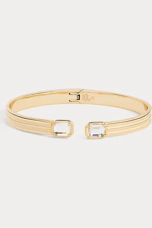 Ralph Lauren Bracciale placcato oro con pietre