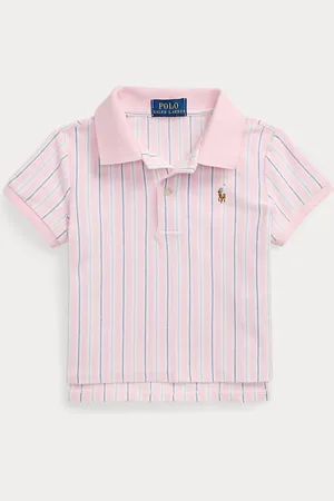 Ralph Lauren Polo squadrata in piqué Oxford a righe