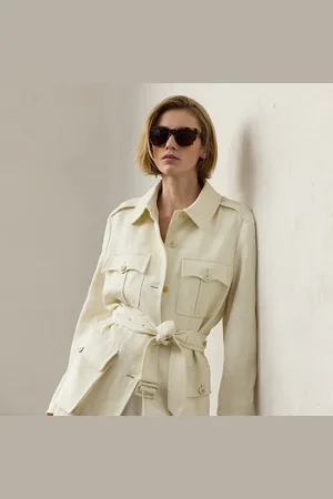 Ralph Lauren Giacca militare Sydney in nattè di lino