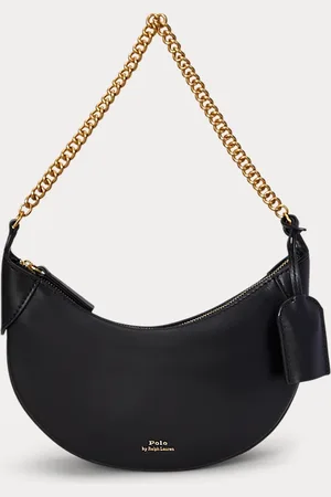 Ralph Lauren Borsa Polo ID mini in pelle con catena