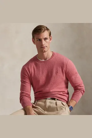 Ralph Lauren Maglia girocollo in cotone e cashmere