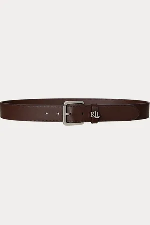 Ralph Lauren Cintura in pelle con logo sul passante