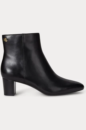 Ralph Lauren Stivaletti Demi in pelle brunita