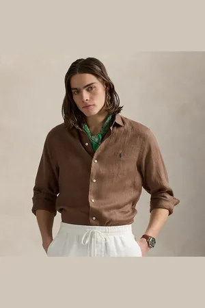 Ralph Lauren Camicia in lino Custom-Fit