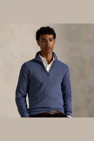 Ralph Lauren Maglia in piqué di cotone con cerniera