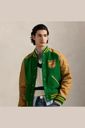 Ralph Lauren Giacca Letterman in stile vintage