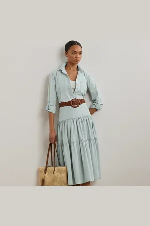 Ralph Lauren Gonna media in chambray a balze