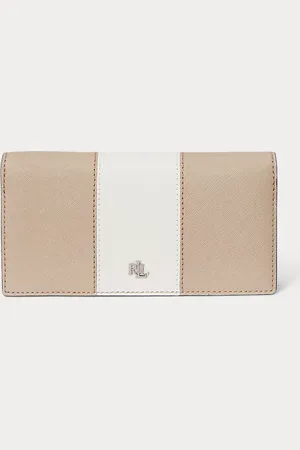 Ralph Lauren Portafoglio sottile in pelle bicolore
