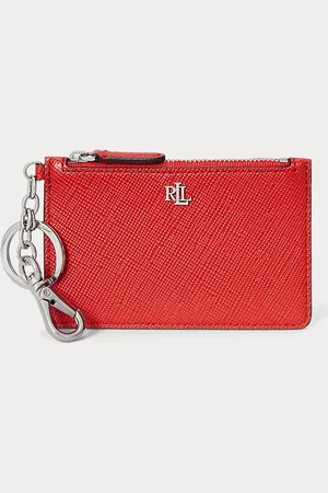 Ralph Lauren Portacarte in pelle effetto texture