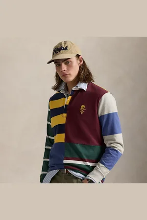Ralph Lauren Maglia da rugby patchwork Classic-Fit