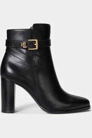 Ralph Lauren Stivaletti Brooke II in pelle brunita