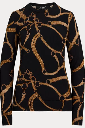 Ralph Lauren Maglia in misto cotone stampa a cinture