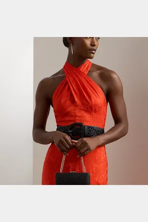 Ralph Lauren Clutch Franki piccola in pelle