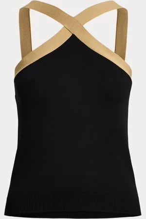 Ralph Lauren Canotta in misto cotone bicolore