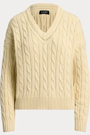Ralph Lauren Maglia da cricket a trecce e pointelle