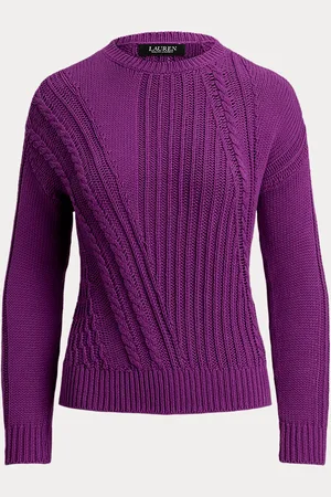 Ralph Lauren Maglia a girocollo in cotone a pointelle