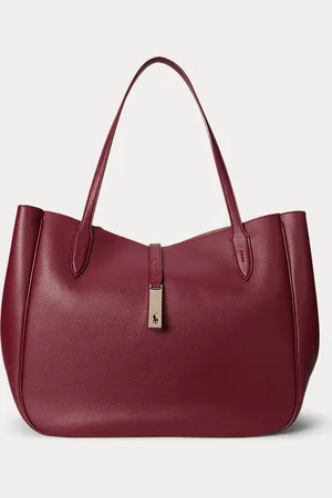 Ralph Lauren Tote Polo ID grande in pelle