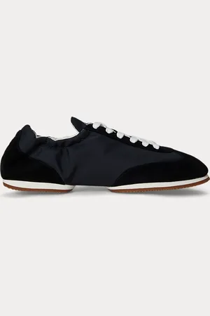 Ralph Lauren Sneaker ballerina in camoscio con pony