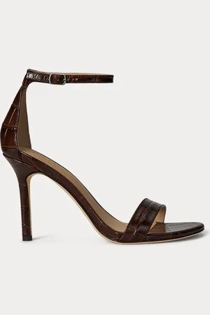 Ralph Lauren Sandali Allie in pelle goffrata