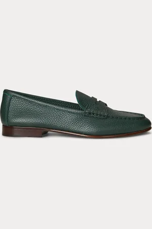 Ralph Lauren Penny loafer in pelle martellata