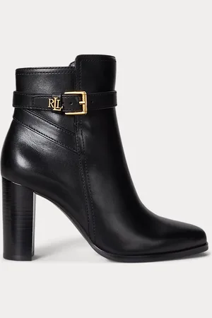 Ralph Lauren Stivaletti Brooke II in pelle brunita