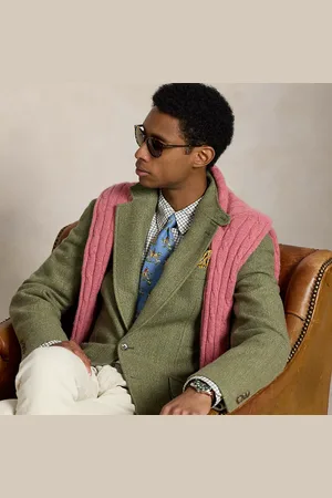 Ralph Lauren La giacca RL67 in tweed effetto texture