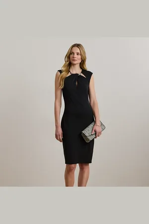 Ralph Lauren Abito da cocktail in jersey con aperture