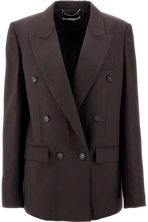 Stella McCartney Giacca doppiopetto in lana sostenibile
