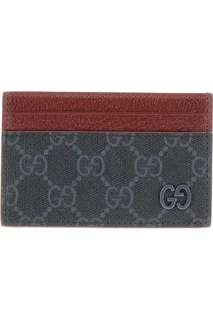 Gucci Portacarte con dettaglio GG laccato Uomo Unica
