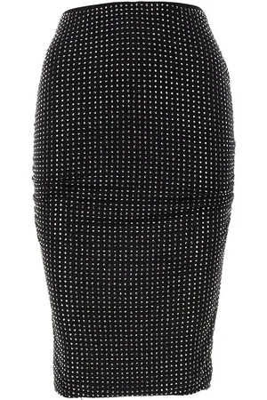 Pinko Gonna in jersey con strass