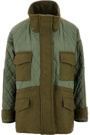 Pinko Giubbino trapuntato con dettagli in tweed