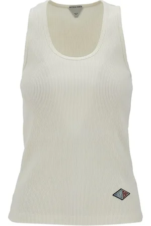 Bottega Veneta Canotta in cotone a costine