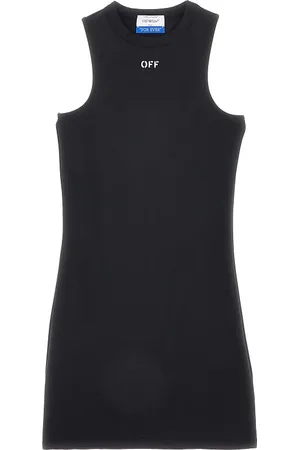 OFF-WHITE Mini abito in jersey effetto neoprene