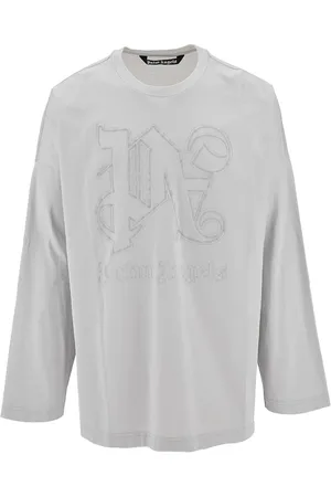 Palm Angels T-shirt oversize con ricamo Monogram Statemen Uomo L