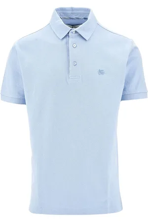 Etro Polo in piquet con Pegaso ricamato Uomo XL