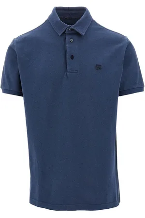 Etro Polo in piquet con Pegaso ricamato Uomo M