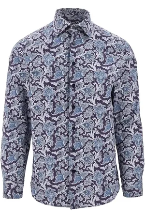 Etro Camicia in cotone stretch Paisley Uomo 40
