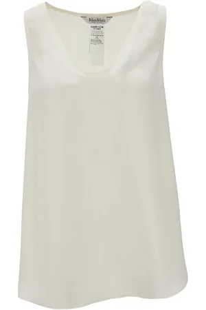 Max Mara Canotta in raso di seta