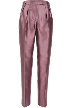 Max Mara Pantalone in shantung con pince