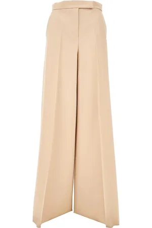Max Mara Pantalone a gamba ampia in twill