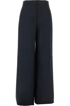 Max Mara Pantalone a gamba ampia in gabardine