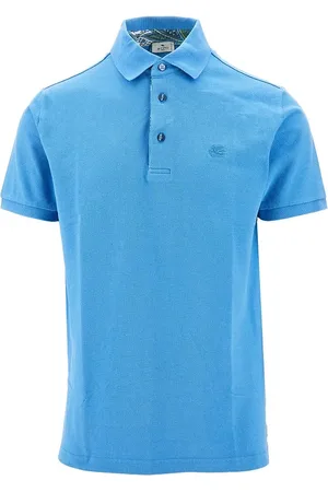 Etro Polo in piquet con Pegaso ricamato Uomo XL