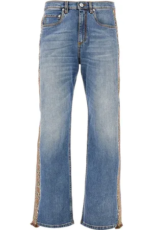 Etro Jeans dritti con bande jacquard Uomo 30