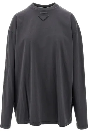Prada T-shirt in jersey distresses