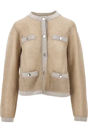 Tory Burch Cardigan in mesh lurex 
