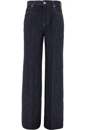 Bottega Veneta Jeans palazzo in denim indigo