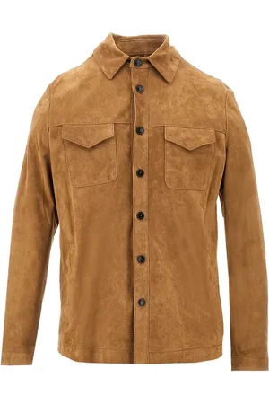 DACUTE Camicia in pelle scamosciata Uomo 48