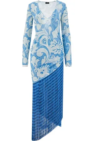 Etro Abito in maglia con frange