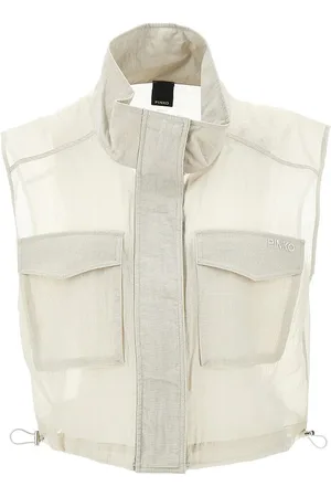 Pinko Gilet in organza ripstop
