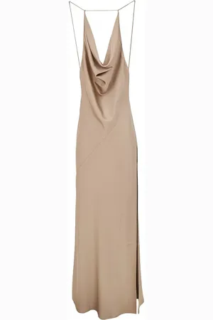 The Andamane Abito lungo in satin 